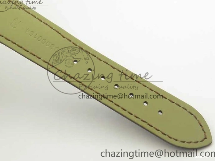 0507 Practical De Ville RG MKF 1:1 Best Edition Silver Dial RG Markers on Brown Leather Strap MIYOTA 9015 V 8049